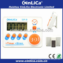 cheap LCD siren&timer, mini digital kitchen siren&timer,electronic kitchen timer with magnet